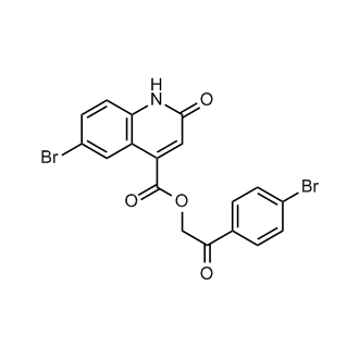 2-(4-Bromophenyl)-2-oxoethyl 6-bromo-2-oxo-1,2-dihydroquinoline-4-carboxylate