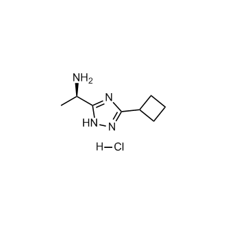 (R)-1-(3-Cyclobutyl-1H-1,2,4-triazol-5-yl)ethanamine hydrochloride