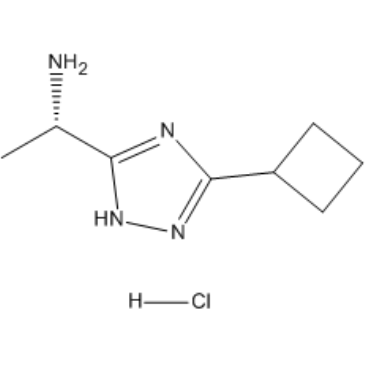(S)-1-(3-Cyclobutyl-1H-1,2,4-triazol-5-yl)ethanamine hydrochloride