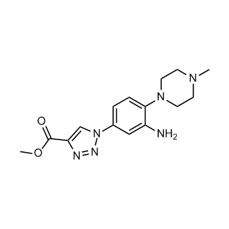 Methyl 1-(3-amino-4-(4-methylpiperazin-1-yl)phenyl)-1H-1,2,3-triazole-4-carboxylate