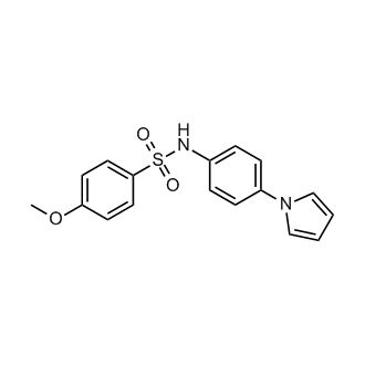 N-(4-(1H-pyrrol-1-yl)phenyl)-4-methoxybenzenesulfonamide