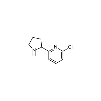 2-Chloro-6-(pyrrolidin-2-yl)pyridine