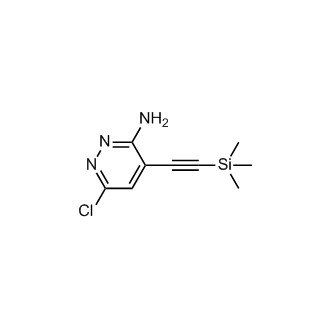 6-Chloro-4-((trimethylsilyl)ethynyl)pyridazin-3-amine