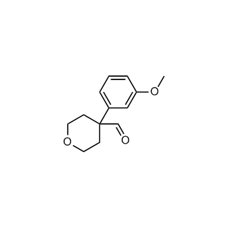 4-(3-Methoxyphenyl)tetrahydro-2H-pyran-4-carbaldehyde