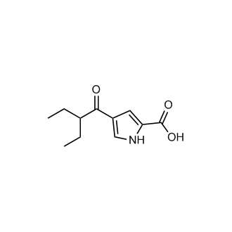 4-(2-Ethylbutanoyl)-1H-pyrrole-2-carboxylic acid