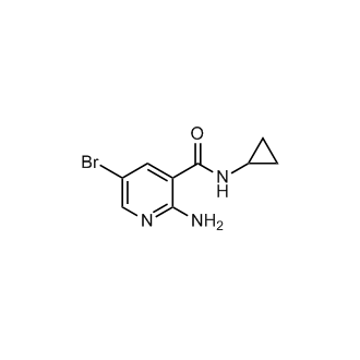 2-Amino-5-bromo-N-cyclopropylnicotinamide