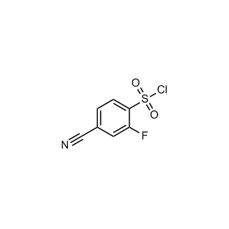 4-Cyano-2-fluorobenzenesulfonyl chloride
