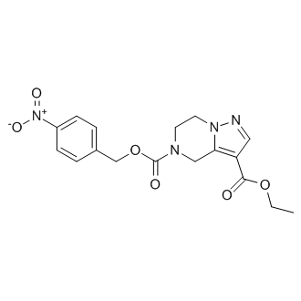 3-Ethyl 5-(4-nitrobenzyl) 6,7-dihydropyrazolo[1,5-a]pyrazine-3,5(4H)-dicarboxylate