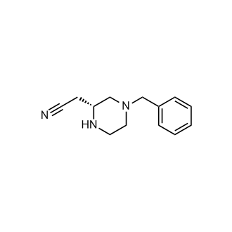 (R)-2-(4-Benzylpiperazin-2-yl)acetonitrile
