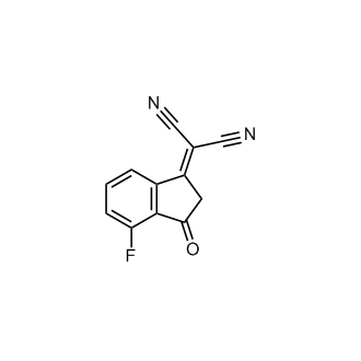 2-(4-Fluoro-3-oxo-2,3-dihydro-1H-inden-1-ylidene)malononitrile