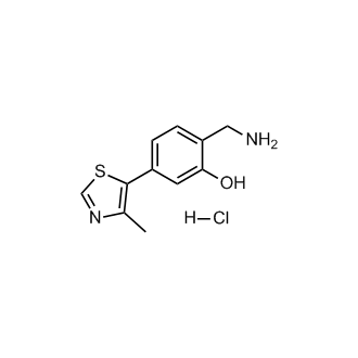 2-(Aminomethyl)-5-(4-methylthiazol-5-yl)phenol hydrochloride