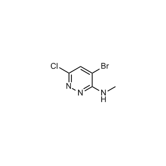 4-Bromo-6-chloro-N-methylpyridazin-3-amine