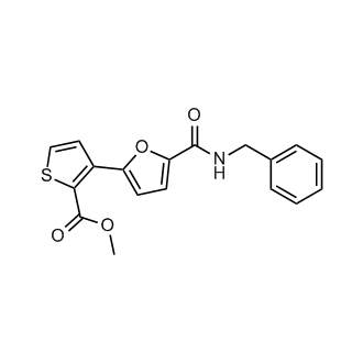 Methyl 3-(5-(benzylcarbamoyl)furan-2-yl)thiophene-2-carboxylate