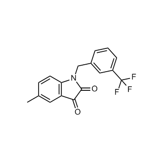 5-Methyl-1-(3-(trifluoromethyl)benzyl)indoline-2,3-dione