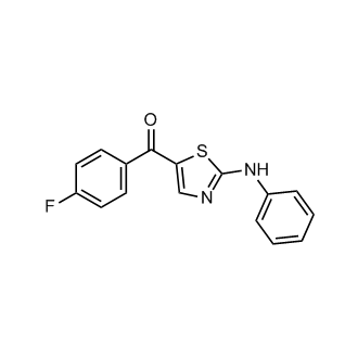 (4-Fluorophenyl)(2-(phenylamino)thiazol-5-yl)methanone