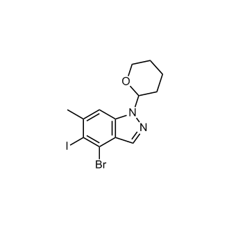 4-Bromo-5-iodo-6-methyl-1-(tetrahydro-2H-pyran-2-yl)-1H-indazole