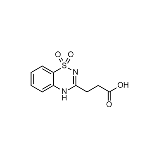 3-(1,1-Dioxido-4H-benzo[e][1,2,4]thiadiazin-3-yl)propanoic acid