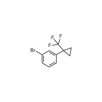 1-Bromo-3-(1-(trifluoromethyl)cyclopropyl)benzene