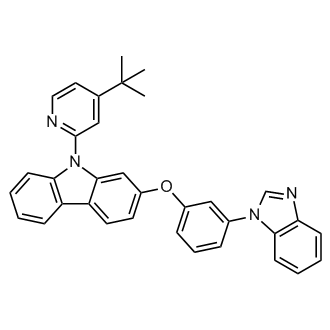 2-(3-(1H-Benzo[d]imidazol-1-yl)phenoxy)-9-(4-(tert-butyl)pyridin-2-yl)-9H-carbazole