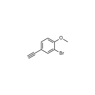 2-Bromo-4-ethynyl-1-methoxybenzene