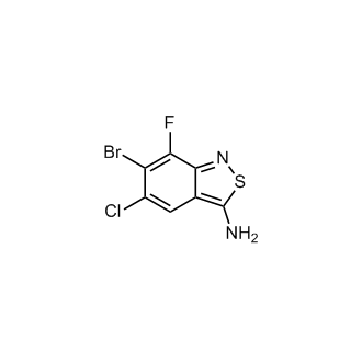 6-Bromo-5-chloro-7-fluorobenzo[c]isothiazol-3-amine
