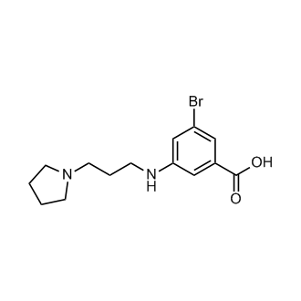 3-Bromo-5-((3-(pyrrolidin-1-yl)propyl)amino)benzoic acid