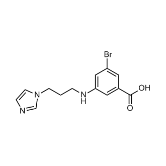 3-((3-(1H-Imidazol-1-yl)propyl)amino)-5-bromobenzoic acid