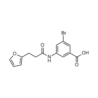 3-Bromo-5-(3-(furan-2-yl)propanamido)benzoic acid