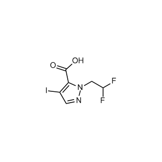 1-(2,2-Difluoroethyl)-4-iodo-1H-pyrazole-5-carboxylic acid