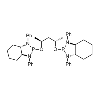 (3aS,3a'S,7aS,7a'S)-2,2'-((2S,4S)-Pentane-2,4-diylbis(oxy))bis(1,3-diphenyloctahydro-1H-benzo[d][1,3,2]diazaphosphole)