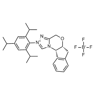 (5aR,10bS)-2-(2,4,6-Triisopropylphenyl)-4,5a,6,10b-tetrahydroindeno[2,1-b][1,2,4]triazolo[4,3-d][1,4]oxazin-2-ium tetrafluoroborate