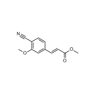 (E)-Methyl 3-(4-cyano-3-methoxyphenyl)acrylate