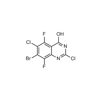 7-Bromo-2,6-dichloro-5,8-difluoroquinazolin-4(3H)-one