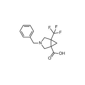 3-Benzyl-5-(trifluoromethyl)-3-azabicyclo[3.1.0]hexane-1-carboxylic acid
