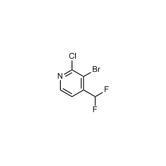 3-Bromo-2-chloro-4-(difluoromethyl)pyridine