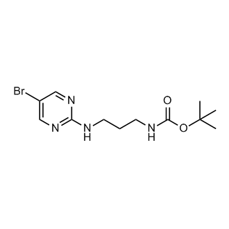 tert-Butyl (3-((5-bromopyrimidin-2-yl)amino)propyl)carbamate