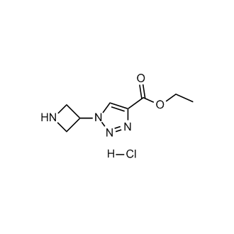 Ethyl 1-(azetidin-3-yl)-1H-1,2,3-triazole-4-carboxylate hydrochloride