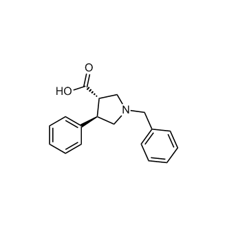 (3S,4R)-4-Phenyl-1-(phenylmethyl)-3-pyrrolidinecarboxylic acid