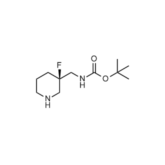 tert-Butyl (R)-((3-fluoropiperidin-3-yl)methyl)carbamate