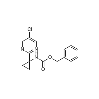 Benzyl (1-(5-chloropyrimidin-2-yl)cyclopropyl)carbamate