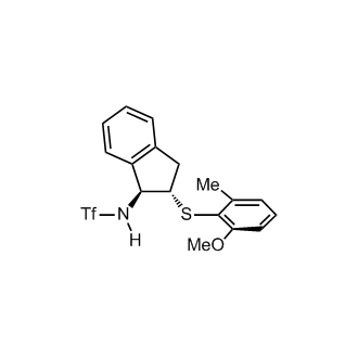 N-[(1S,2S)-2,3-Dihydro-2-[(2-methoxy-6-methylphenyl)thio]-1H-inden-1-yl]-1,1,1-trifluoromethanesulfonamide