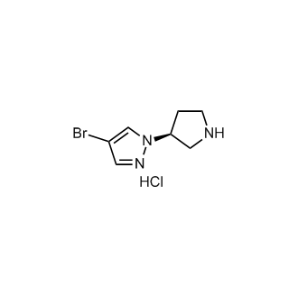 (S)-4-Bromo-1-(pyrrolidin-3-yl)-1H-pyrazole hydrochloride