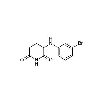 3-((3-Bromophenyl)amino)piperidine-2,6-dione