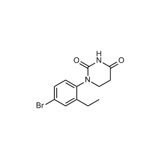 2,4(1H,3H)-Pyrimidinedione, 1-(4-bromo-2-ethylphenyl)dihydro-