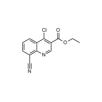 3-Quinolinecarboxylic acid,4-chloro-8-cyano-,ethyl ester