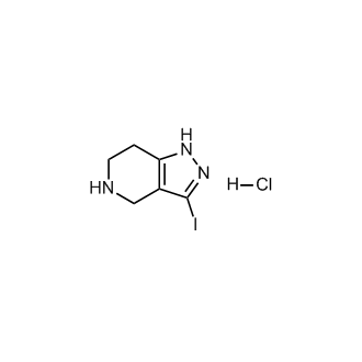 3-Iodo-4,5,6,7-tetrahydro-1H-pyrazolo[4,3-c]pyridine hydrochloride