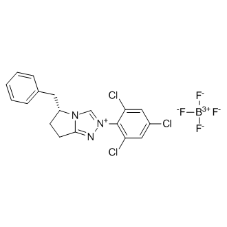 (R)-5-Benzyl-2-(2,4,6-trichlorophenyl)-6,7-dihydro-5H-pyrrolo[2,1-c][1,2,4]triazol-2-ium tetrafluoroborate
