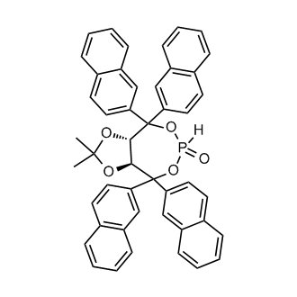(3aS,8aS)-2,2-Dimethyl-4,4,8,8-tetra(naphthalen-2-yl)tetrahydro-[1,3]dioxolo[4,5-e][1,3,2]dioxaphosphepine 6-oxide