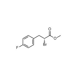 Methyl (αR)-α-bromo-4-fluorobenzenepropanoate