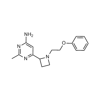 2-Methyl-6-(1-(2-phenoxyethyl)azetidin-2-yl)pyrimidin-4-amine